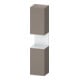 Duravit Armoire haute Qatego 40x36x176 cm, 2 portes, blanc mat, à gauche-1