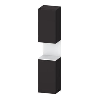 Duravit Armoire haute Qatego 40x36x176 cm, 2 portes, blanc mat avec poignée