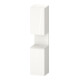 Duravit Armoire haute Qatego 40x36x176 cm, 2 portes, blanc mat/blanc brillant-1