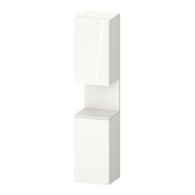 Duravit Armoire haute Qatego 40x36x176 cm, 2 portes, blanc mat/blanc brillant