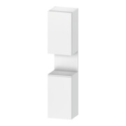 Duravit Armoire haute Qatego 40x36x176 cm, 2 portes, blanc mat/blanc brillant