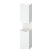 Duravit Armoire haute Qatego 40x36x176 cm, 2 portes, blanc mat/bois mat