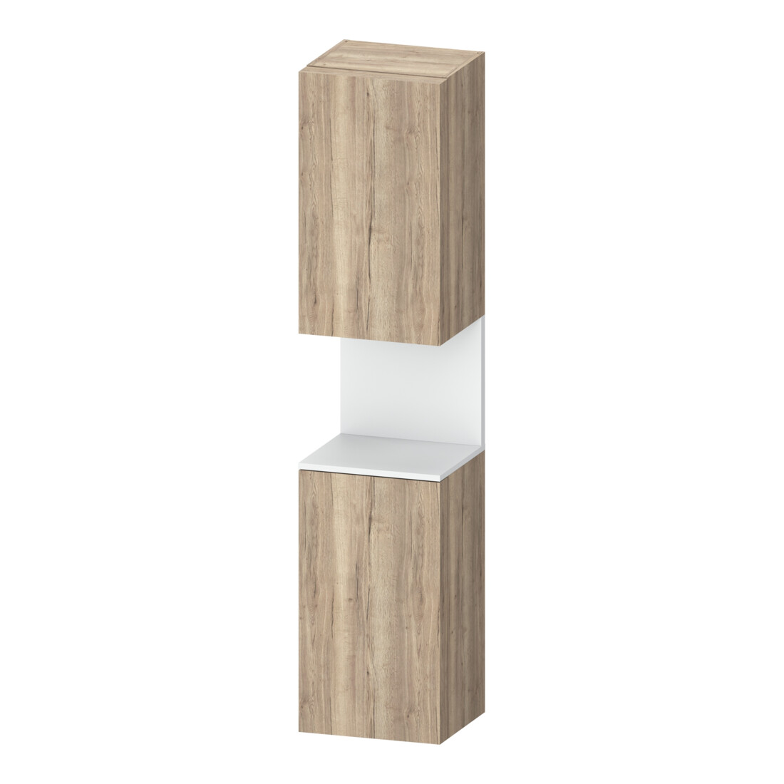 Duravit Armoire haute Qatego 40x36x176 cm, 2 portes, blanc mat/marbre E
