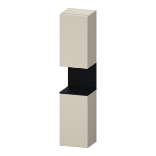 Duravit Armoire haute Qatego 40x36x176 cm, 2 portes, blanc/taupe mat, à droite