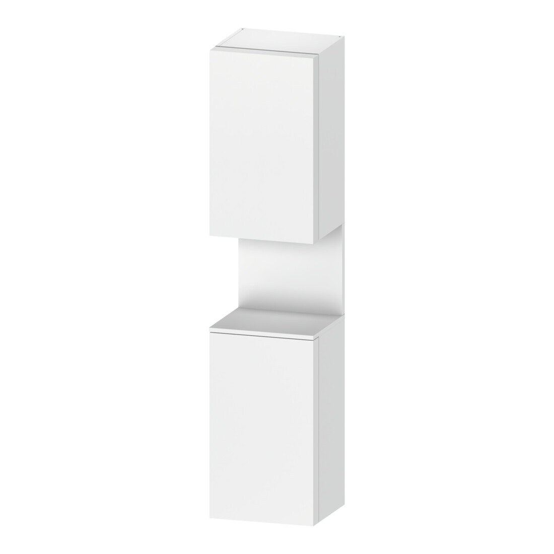 Duravit Armoire haute Qatego 40x36x176 cm, 2 portes, côté gauche, blanc mat