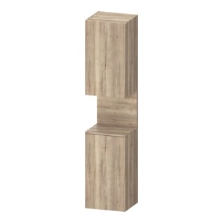 Duravit Armoire haute Qatego 40x36x176 cm, 2 portes, côté gauche, marbre œuf