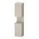 Duravit Armoire haute Qatego 40x36x176 cm, 2 portes, côté gauche, taupe mat-1