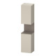 Duravit Armoire haute Qatego 40x36x176 cm, 2 portes, droite, blanc mat-1