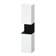 Duravit Armoire haute Qatego 40x36x176 cm, 2 portes, droite, blanc mat/bois