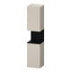 Duravit Armoire haute Qatego 40x36x176 cm, 2 portes, droite, blanc/taupe mat-1