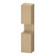 Duravit Armoire haute Qatego 40x36x176 cm, 2 portes, droite, chêne naturel-1