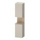 Duravit Armoire haute Qatego 40x36x176 cm, 2 portes, droite, finition mate-1