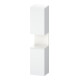 Duravit Armoire haute Qatego 40x36x176 cm, 2 portes, gauche, blanc brillant/blanc mat-1