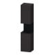Duravit Armoire haute Qatego 40x36x176 cm, 2 portes, gauche, blanc/gris mat-1