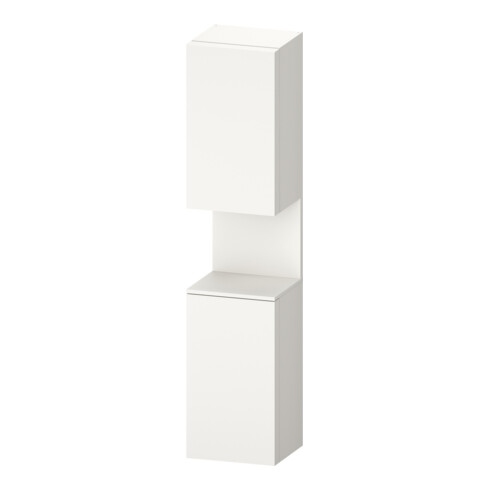 Duravit Armoire haute Qatego 40x36x176 cm, 2 portes, gauche, blanc mat