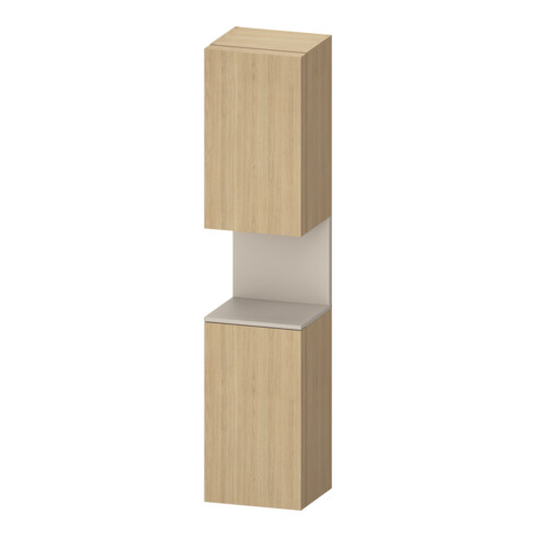 Duravit Armoire haute Qatego 40x36x176 cm, 2 portes, gauche, chêne naturel