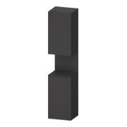 Duravit Armoire haute Qatego 40x36x176 cm, 2 portes, gauche, graphit mat