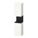 Duravit Armoire haute Qatego 40x36x176 cm, 2 portes, gauche, gris mat/blanc brillant-1