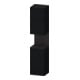 Duravit Armoire haute Qatego 40x36x176 cm, 2 portes, gauche, gris/mat/noir-1