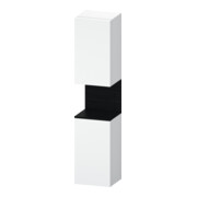 Duravit Armoire haute Qatego 40x36x176 cm, 2 portes, H, G, blanc mat/bois blanc