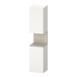 Duravit Armoire haute Qatego 40x36x176 cm, 2 portes, H, I, P, à droite, blanc/mat