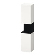 Duravit Armoire haute Qatego 40x36x176 cm, 2 portes, H, L, à droite, noir/blanc mat