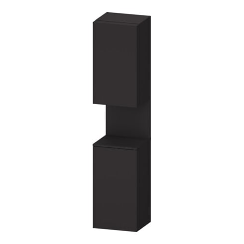 Duravit Armoire haute Qatego 40x36x176 cm, 2 portes, H, P, à gauche, graph mat