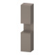 Duravit Armoire haute Qatego 40x36x176 cm, 2 portes, raccord à droite, base mate-1