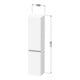Duravit Armoire haute suspendue Sivida 40x177x37,4 cm, 3 étag., G sw, gauche, vert ma