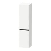 Duravit Armoire haute suspendue Sivida 40x177x37,4cm, 3 étag., noir, gauche, mat blanc