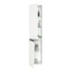 Duravit Armoire haute suspendue Sivida 40x177x37,4cm, 3 étag., noir, gauche, mat blanc