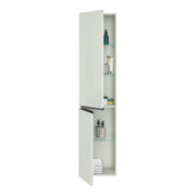 Duravit Armoire haute suspendue Sivida 40x177x37,4cm, 3 étag., vert, droite, verre satiné-5
