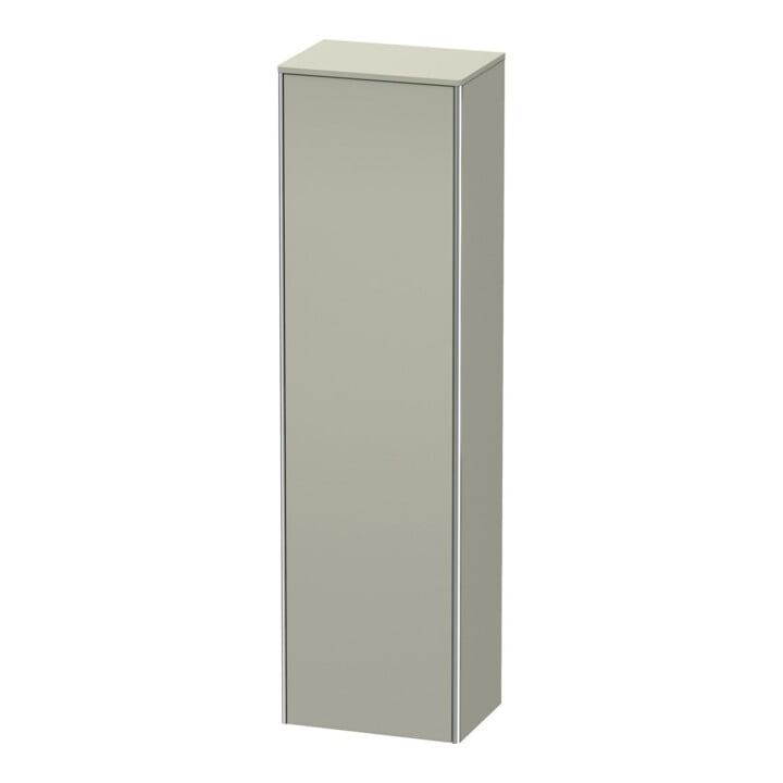 Duravit Armoire haute XSquare 50x35,6x177,6 cm, P. droite, Taupe mat soyeux