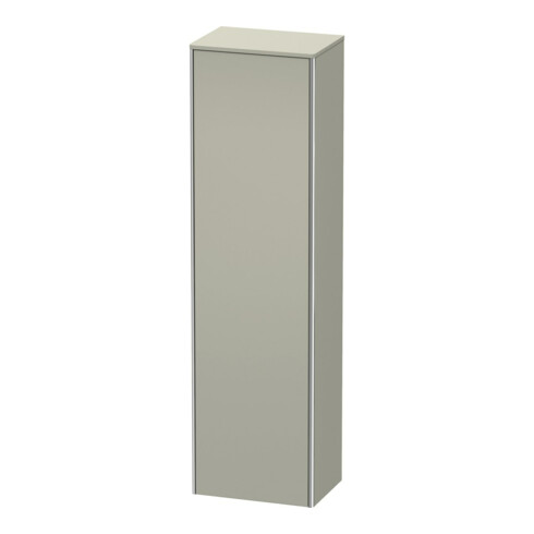 Duravit Armoire haute XSquare 50x35,6x177,6 cm, P. droite, Taupe mat soyeux