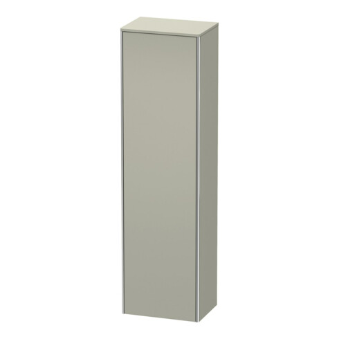 Duravit Armoire haute XSquare 50x35,6x177,6 cm, P. gauche, Taupe satinée