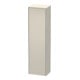 Duravit Armoire haute XSquare 50x35,6x177,6 cm, porte droite, taupe-3