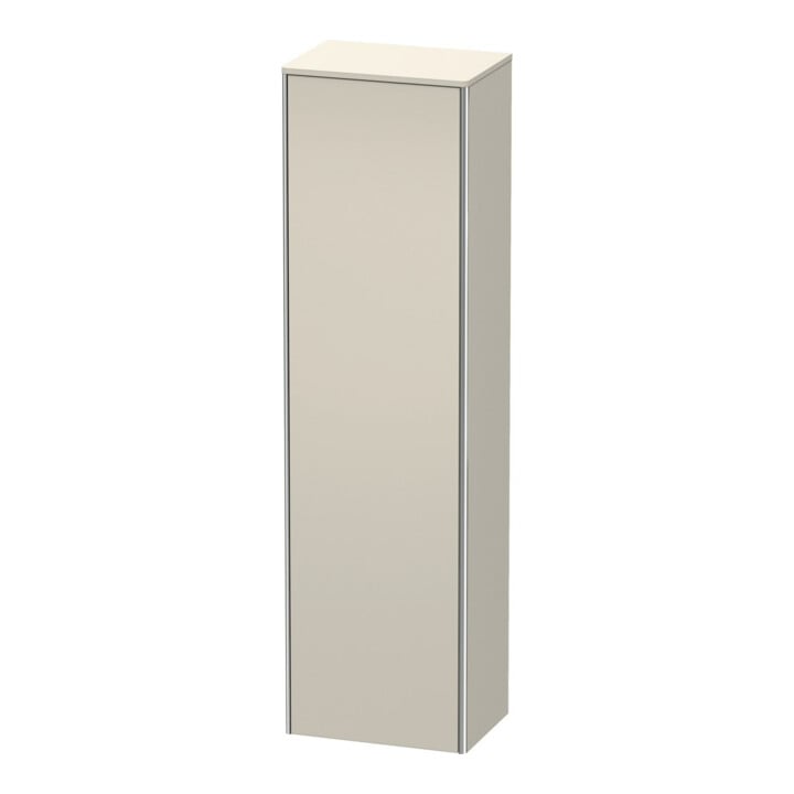 Duravit Armoire haute XSquare 50x35,6x177,6 cm, porte droite, taupe