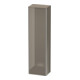 Duravit Armoire haute XSquare 50x35,6x177,6 cm, porte gauche, façade gris brillant-3