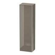 Duravit Armoire haute XSquare 50x35,6x177,6 cm, porte gauche, façade gris brillant-3