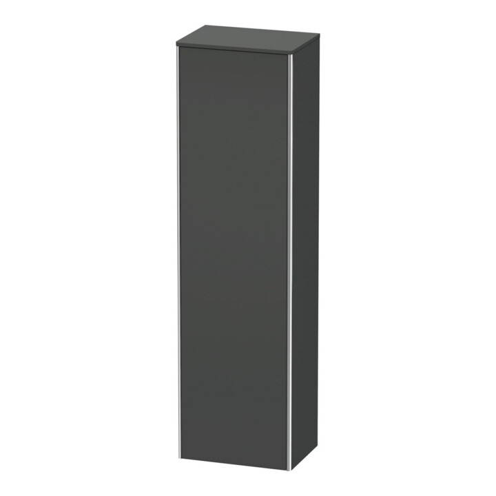 Duravit Armoire haute XSquare 50x35,6x177,6 cm, porte gauche, graphite mat