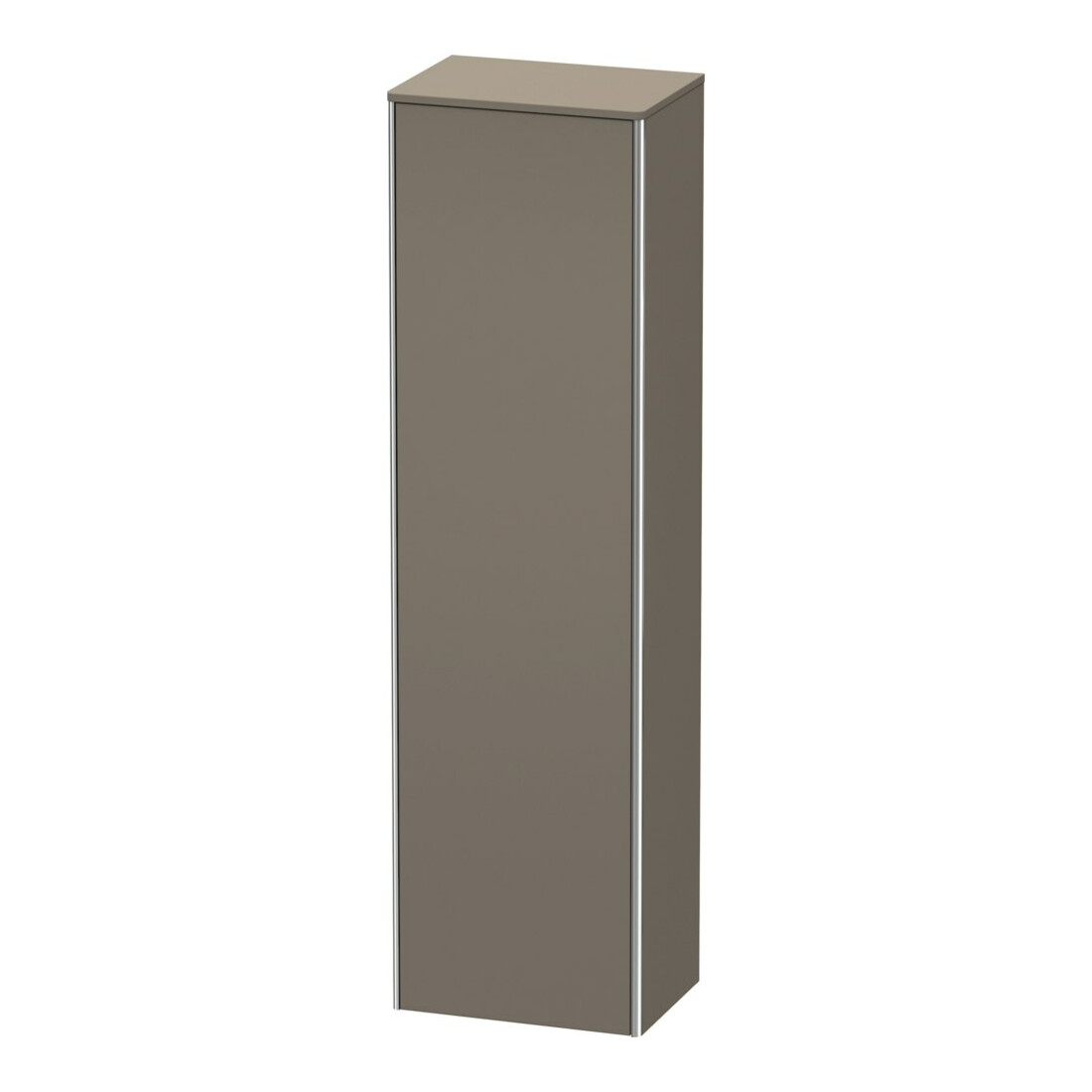Duravit Armoire haute XSquare 50x35,6x177,6 cm, porte gauche, gris satin mat