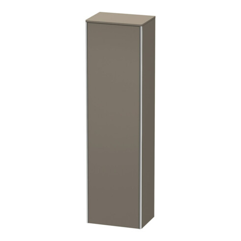 Duravit Armoire haute XSquare 50x35,6x177,6 cm, porte gauche, gris satin mat