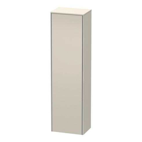 Duravit Armoire haute XSquare 50x35,6x177,6 cm, porte gauche, taupe