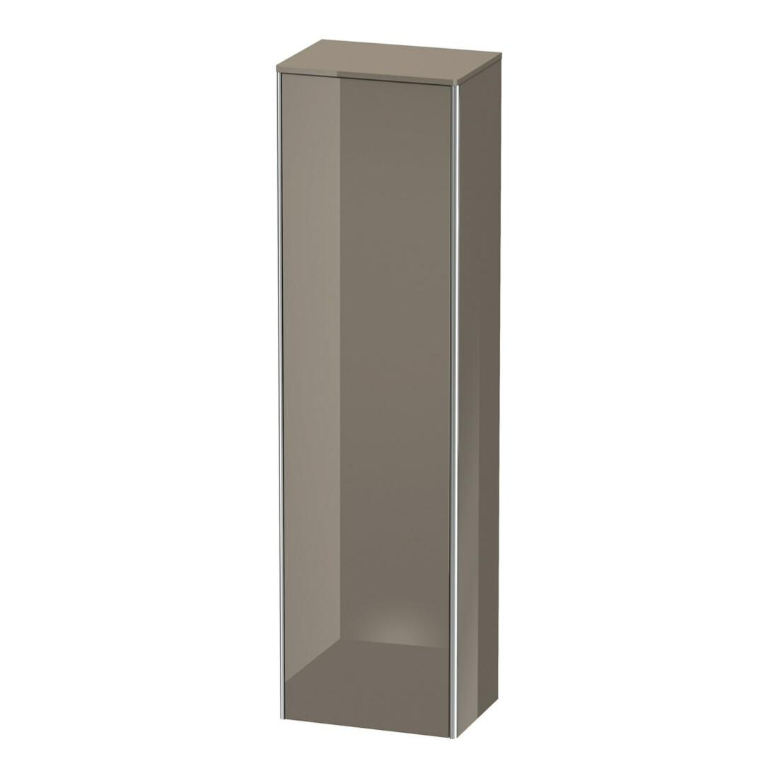 Duravit Armoire haute XSquare 50x35,6x177,6 cm, prof. droite, face haute brillance gris