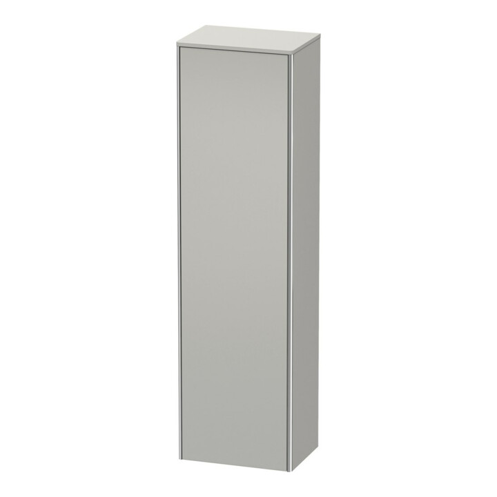 Duravit Armoire haute XSquare 50x35,6x177,6 cm, prof. gauche, gris béton mat