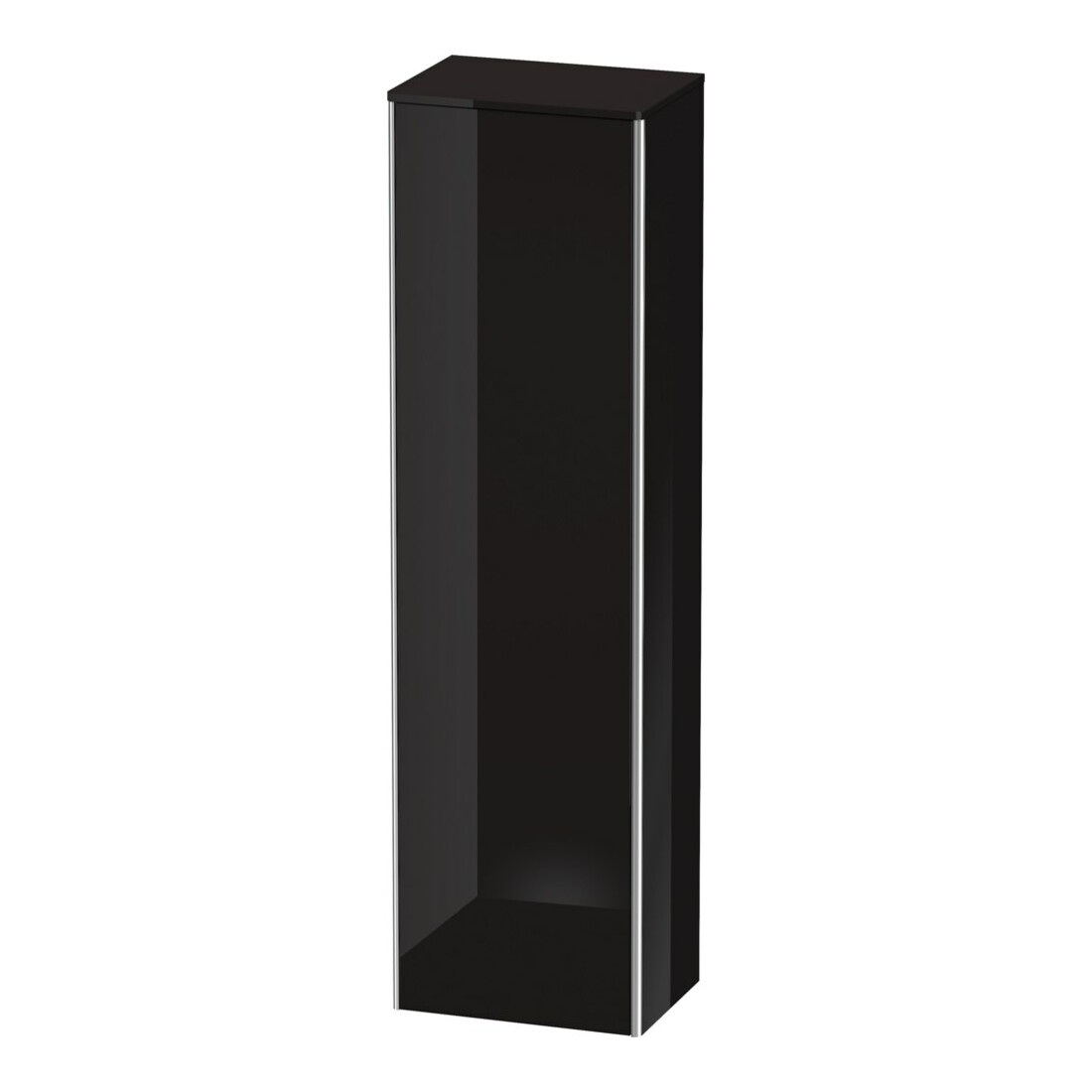 Duravit Armoire haute XSquare 50x35,6x177,6cm, P. g, noir brillant