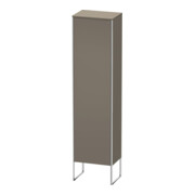 Duravit Armoire haute XSquare 50x35,6x201,6 cm, acier inox, gauche, gris satin mat-3