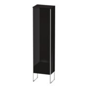 Duravit Armoire haute XSquare 50x35,6x201,6 cm, deb., côté g., noir brillant-3