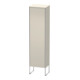 Duravit Armoire haute XSquare 50x35,6x201,6 cm, debout, prof. droite, taupe-3