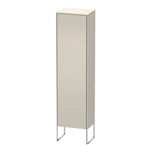 Duravit Armoire haute XSquare 50x35,6x201,6 cm, debout, prof. droite, taupe